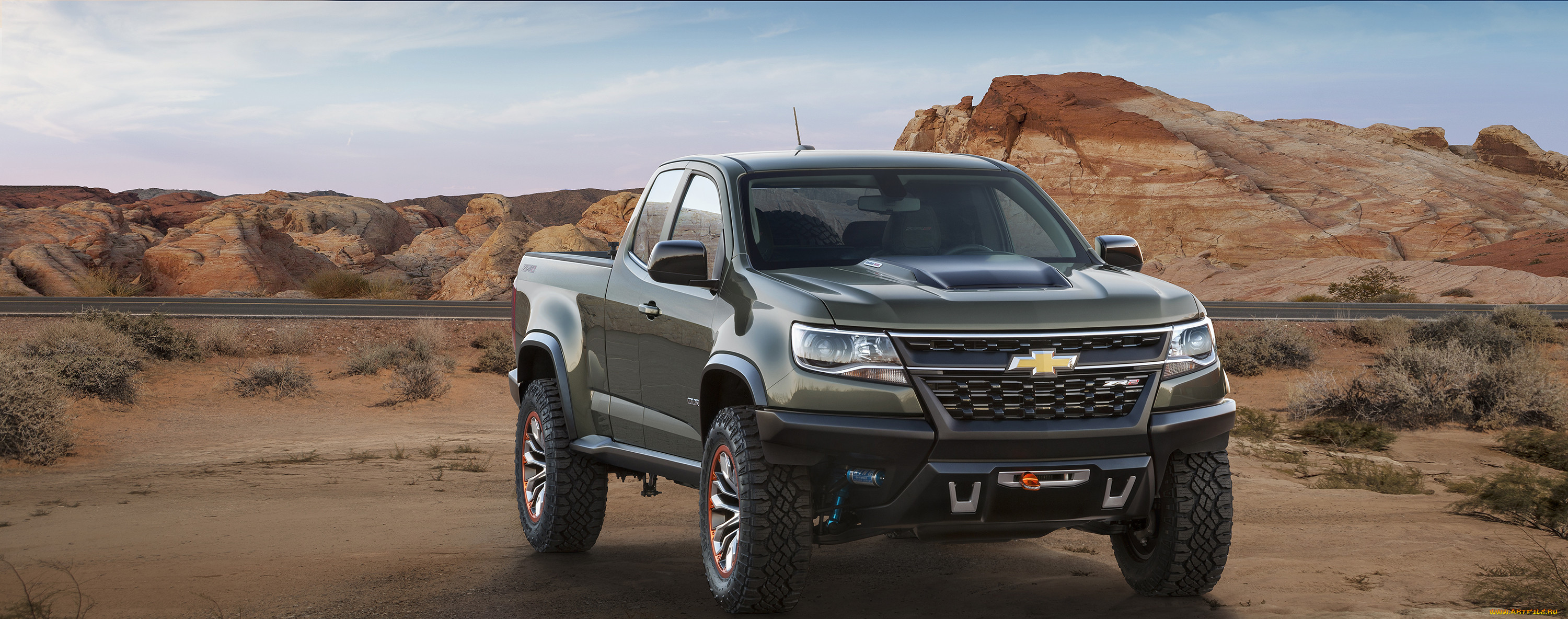 , chevrolet, colorado, zr2, concept, 2014, 